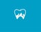 Tooth and snow mountain logo icon for a dental clinic or office for your company