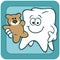 Tooth with Teddy Bear logo