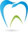 Tooth, tooth and dentist logo