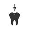Toothache glyph icon