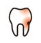 Toothache icon - vector illustration