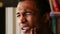 Toothache, Side View Close Up of Afro-American Man with Tooth Infection