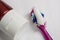 Toothbrush paste hygiene health dental dentist concept