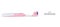 Toothbrush pink color pattern