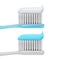 Toothbrush with toothpaste