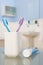 Toothbrushes and toothpaste