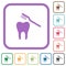 Toothbrushing simple icons