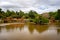 Toowoomba, Queensland, Australia - Japanese Gardens in a cloudy weather