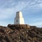 Top of the Arthur`s Seat mountain, the main peak of the group of hills in Edinburgh, Scotland