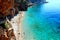 Top beach Pasjaca near Dubrovnik, touristic destination in Croatia