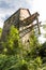 Top of beam engine surrounded by trees.