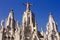 The top of the Church of the Sacred Heart Tibidabo