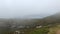 On top of Croagh Patrick in the mist.