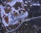 Top Down Aerial Shoot of Shattered Sandstone Rocks