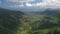 Top-down aerial view of the gorge-Mauritius near the river gorge National Park