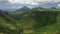 Top-down aerial view of the gorge-Mauritius near the river gorge National Park