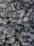 Top down shot of a bunch of stones. Good for background.