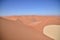 Top of Dune 45 Big Daddy Sand Dune namibia Afrika Blue Sky