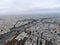 From the top of Eiffel Tour, point of view, Paris , France