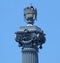 Top of electric pillar of Margaret Bridge in Budapest