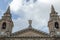 Top Facade of St. Publius Catholic Church, Floriana