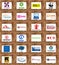Top famous non governmental organizations (ngo) logos and icons