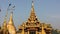 Top of Golden stupa at Shwedagon Pagoda