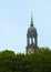 Top of hamburg\'s main church St. Michaelis