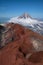 Top of Koryaksky Volcano seen from Avachinksy Volcano