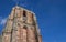 Top of the leaning tower Oldehove in Leeuwarden