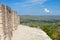 On top of the main pyramid at Xunantunich archaeological site, Belize