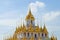 Top of the `metal temple` Chedi Loha Prasat close-up, Bangkok