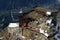 Top of the Mount Aiguille Du Midi and Chamonix Village