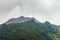 Top of Mount Unzen hiking trail in Kumamoto, Japan