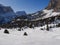 Top of a Mountain in the Italian Dolomite Alps