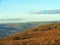 TOP OF MOUNTAIN VIEW OF LANDSCAPE IN AUTUMN