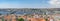 Top panoramic view of Istanbul city in Turkey