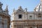 The top of the Papal Basilica of St. Peter in the Vatican, Rome.