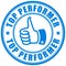 Top performer sign