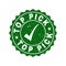 Top Pick Grunge Stamp with Tick