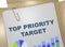 TOP PRIORITY TARGET concept