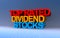 Top rated dividend stocks on blue