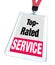 Top Rated Service Employee Badge Name Tag Customer Support