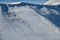 The top ridge of Emperial bowl area of Breckenridge ski resort. Extreme winter sports.