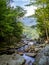 The top of Roaring Fall in Adirondack mountains