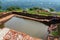 On the top ruin Royal Pools, Lion Rock Sigiriya, Attractions Sri Lanka