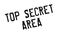 Top Secret Area rubber stamp