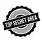 Top Secret Area rubber stamp