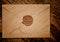 Top secret envelope with stamp