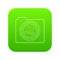 Top secret icon green vector